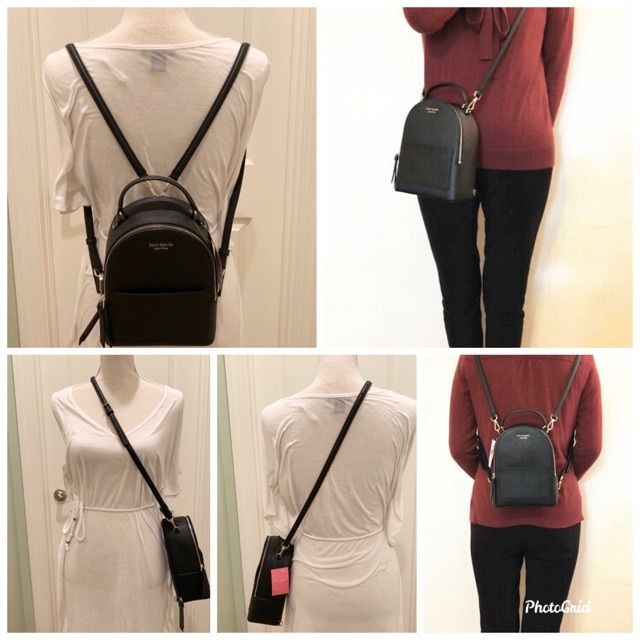 Kate Spade Mini Convertible Backpack Original | Shopee Philippines