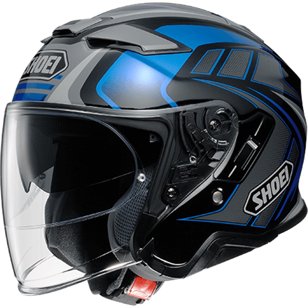 SHOEI Blue Half Flip Helmet SHOEI J-Cruise 2 AGLERO Half Face Helmet ...