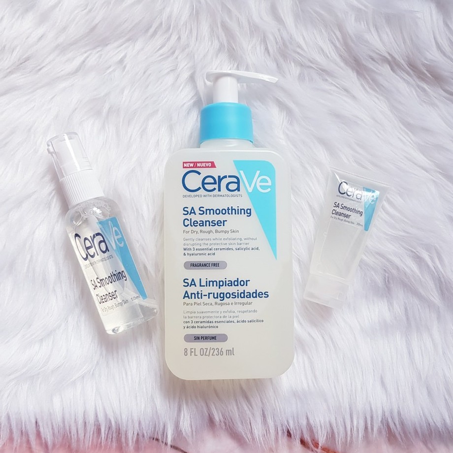 CeraVe SA Smoothing Cleanser REPACKED TRIAL SIZES Shopee Philippines