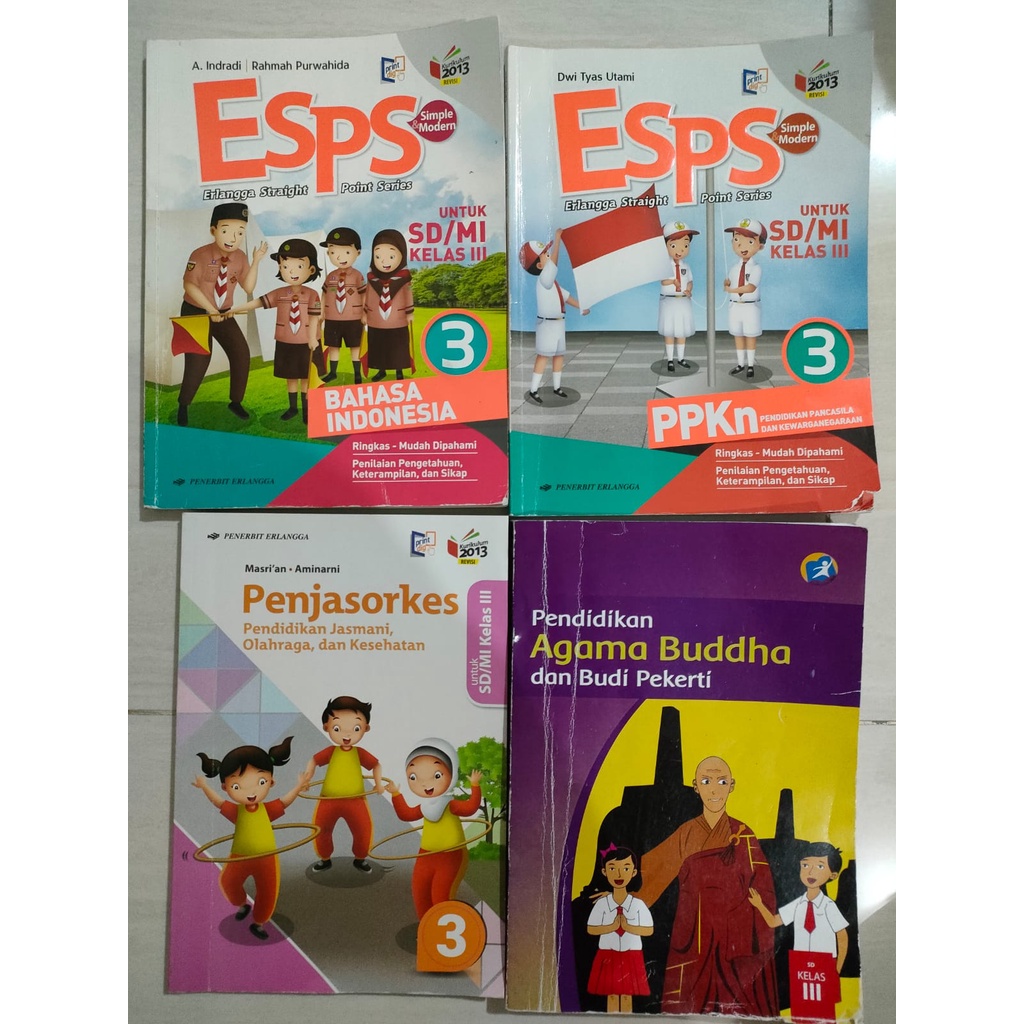 Book textbook Elementary School / MI Grade 3 | Esps Erlangga Publisher ...