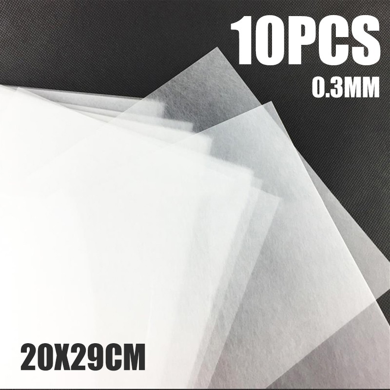 10pcs Heat Shrinkable Shrink Paper Film Sheets for DIY Hanging Decorations 