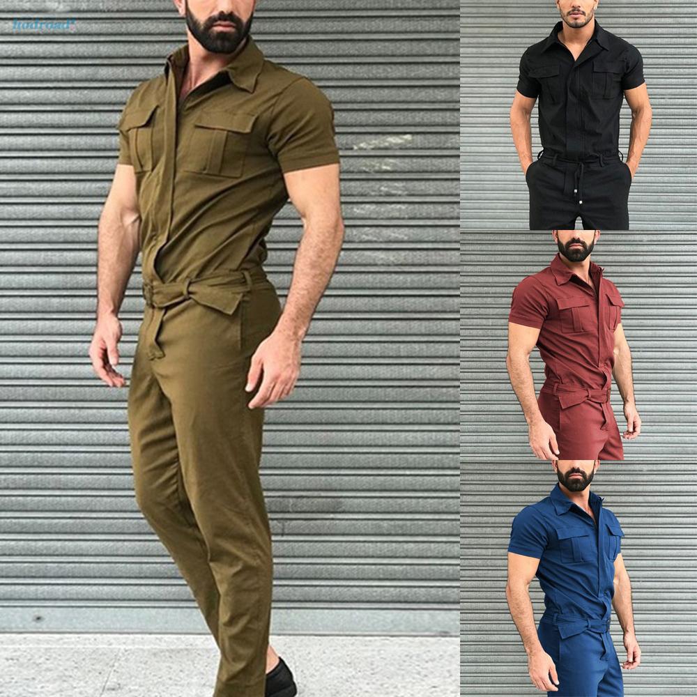 slim fit overalls