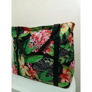 multipurpose reusable shopping/canvas bag with zipper XL size