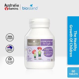 Bio Island Lysine Step Up for Youth 60 Chewable tablets