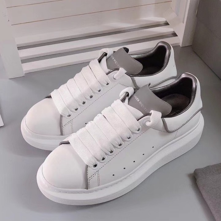 100% Original Alexander Mcqueen White Sneaker Shoes For Men | Shopee ...
