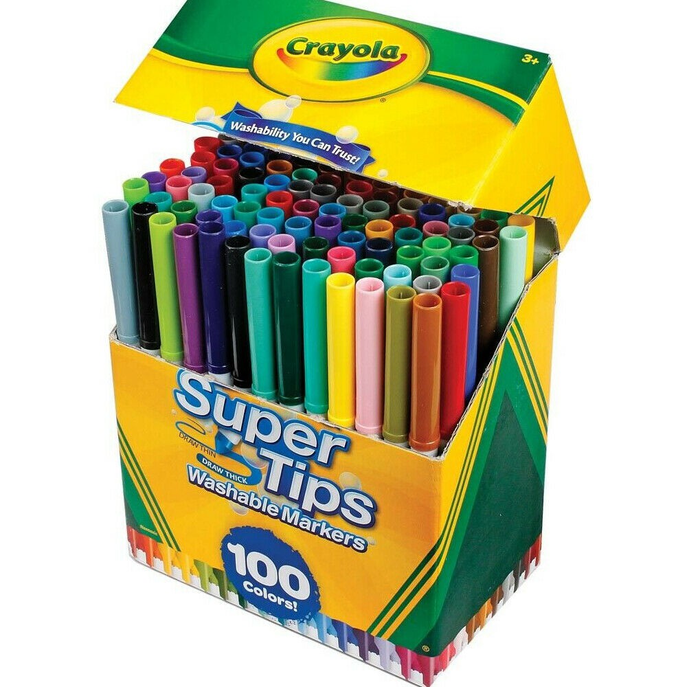 Crayola Super Tips Washable Markers 100 Count Kids' Crafts C $81.34