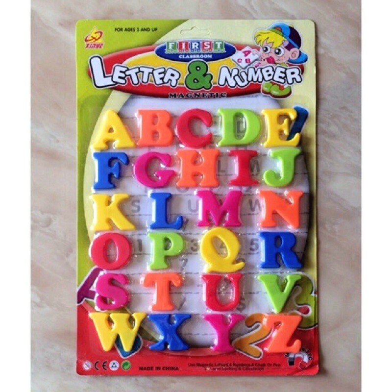 Magnetic Letter and Numbers BIG size | Shopee Philippines