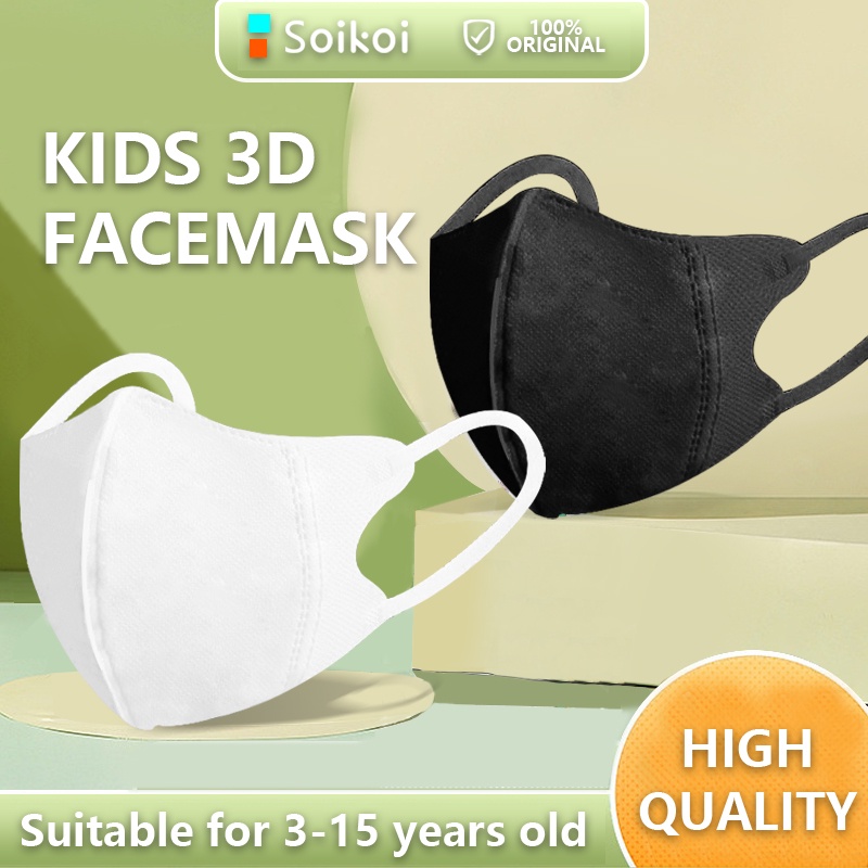 3D kids face mask 50 100Pcs 3Ply KN95 Protective Mask n95 Child