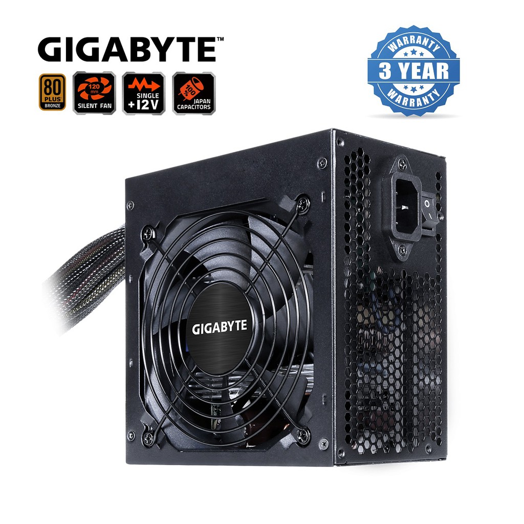Gigabyte P650B P550B 80 Plus Bronze Certified PSU 550W 650W 80+ Rated ATX Power Supply Non