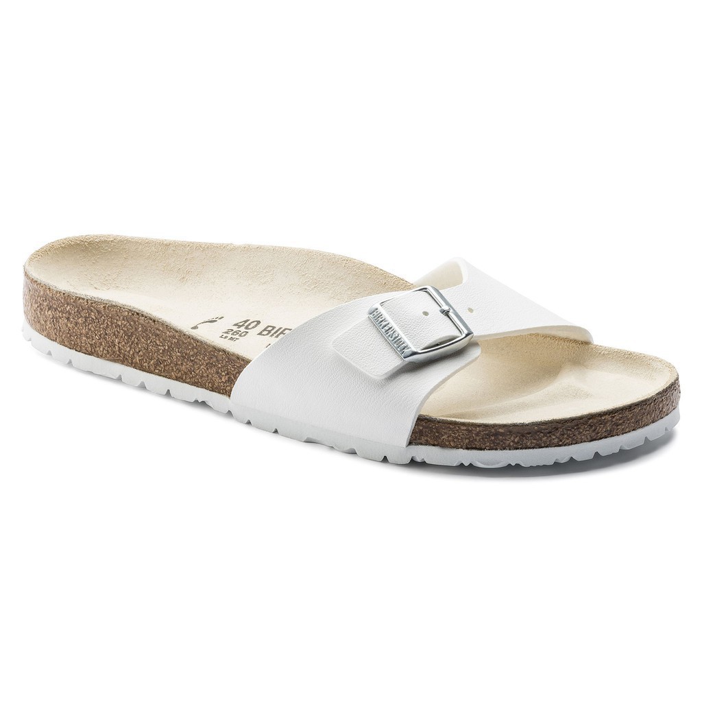 white strap birkenstocks
