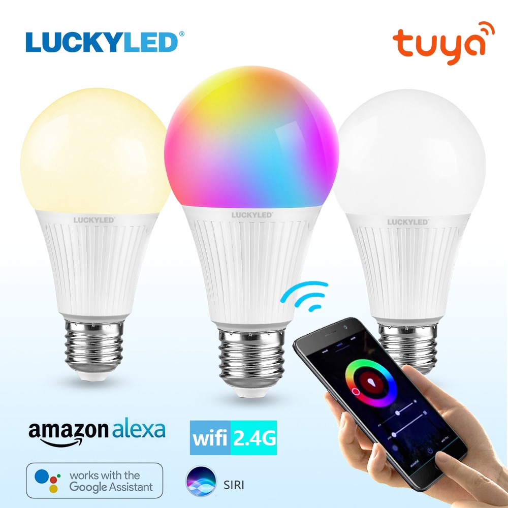 LUCKYLED Smart Led Bulb 7W 9W Led Bulb E27 5W 10W 15W Wifi ...