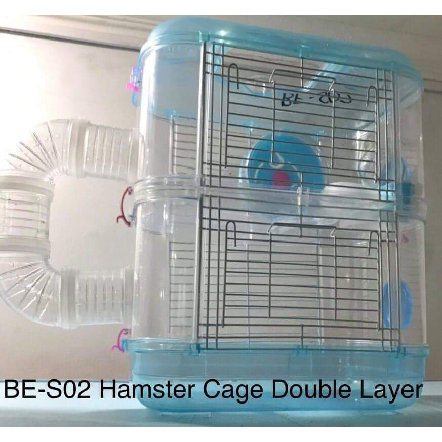 double hamster cage