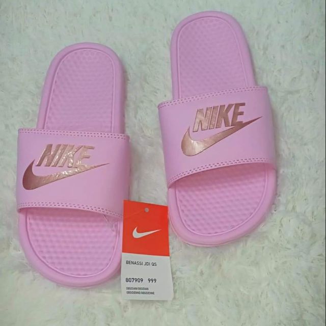 women's nike benassi jdi swoosh slide sandals
