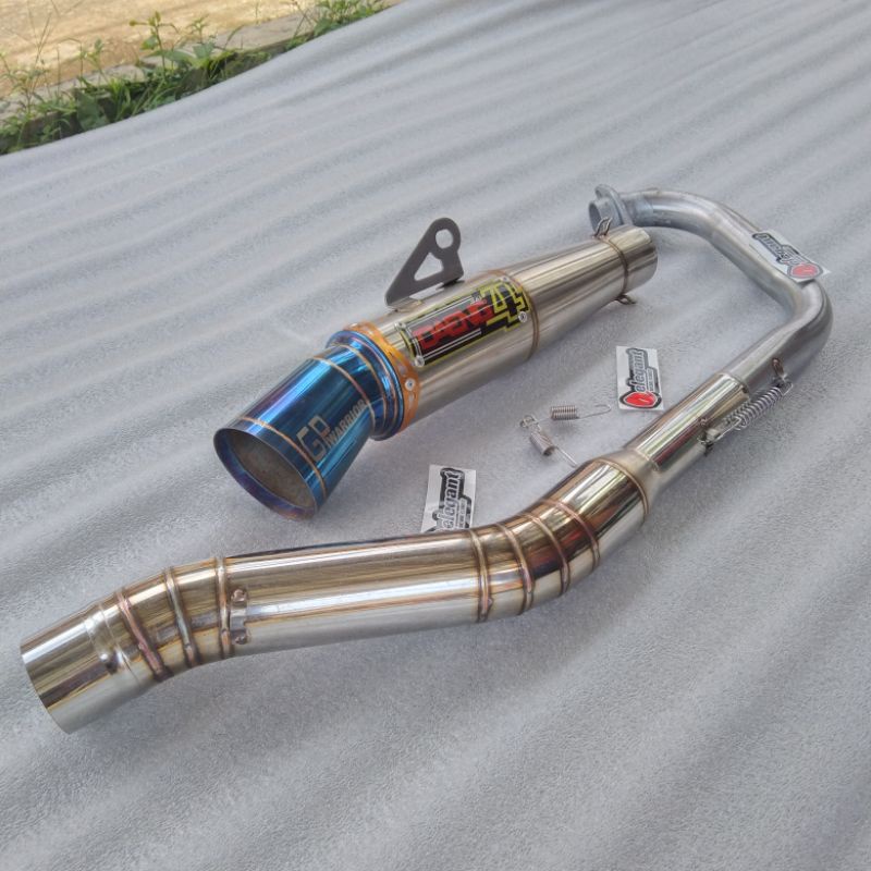 Big Tip And Long Tip Daeng Sai4 Exhaust For Raider 150 Sniper 135 150 