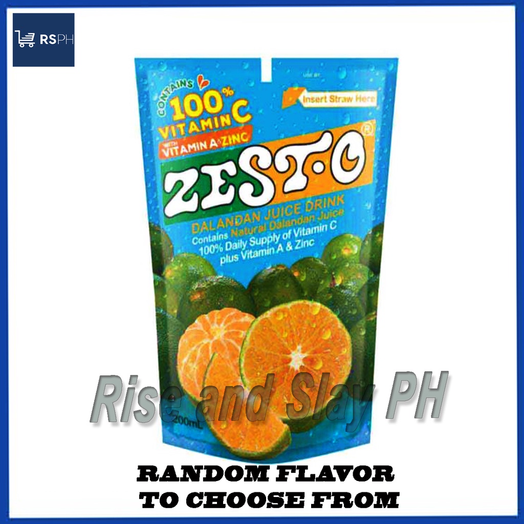 Zesto Juice Drink 0ml Dalandan Apple Grapes Mango Guyabano Shopee Philippines