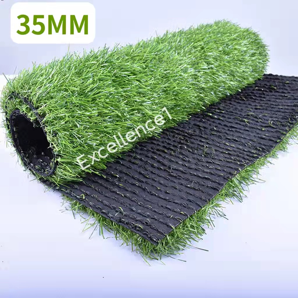 35MM Artificial Grass Carpet Outdoor Synthetic Thick Lawn Turf Shopee