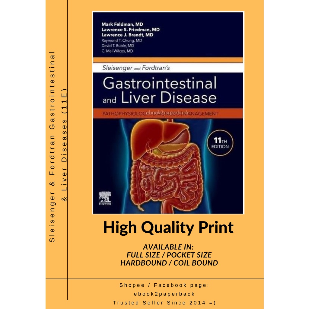 Sleisenger & Fordtran Gastrointestinal & Liver Diseases (11E) | Shopee ...