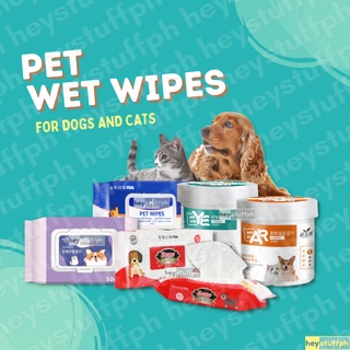 Pet Wipes Dog Wipes Cat Wipes Multi-Purpose Ear Eye Wipes for Dogs & Cats (80/100/130 Sheets)