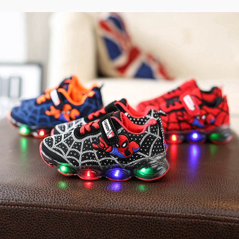 Kids LED Cartoon Flash Shoes for Boys Shopee Philippines