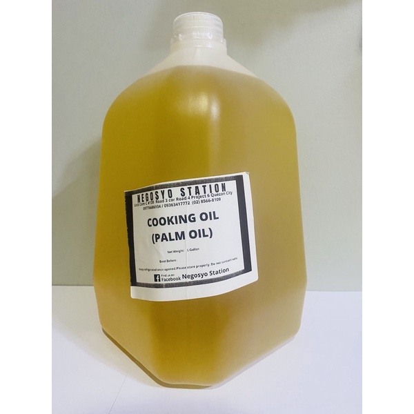 Cooking Oil 1 Gallon (Palm Oil) Shopee Philippines