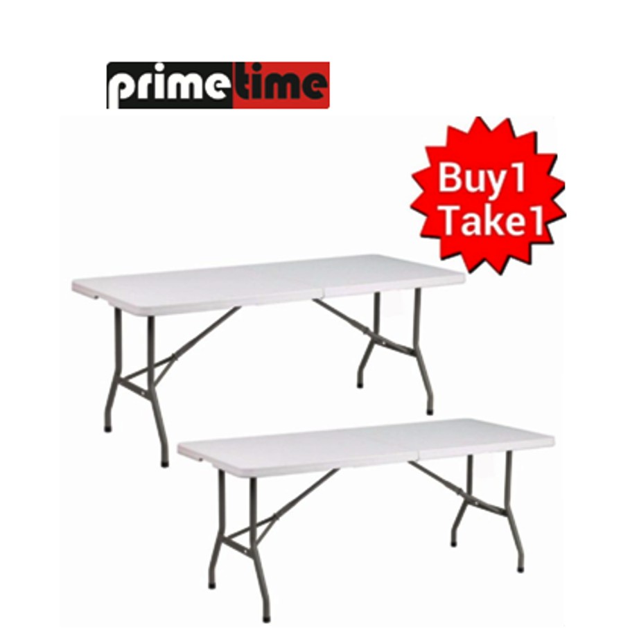 FoldinHalf Multipurpose Folding Plastic Table Buy1Take 1 Shopee