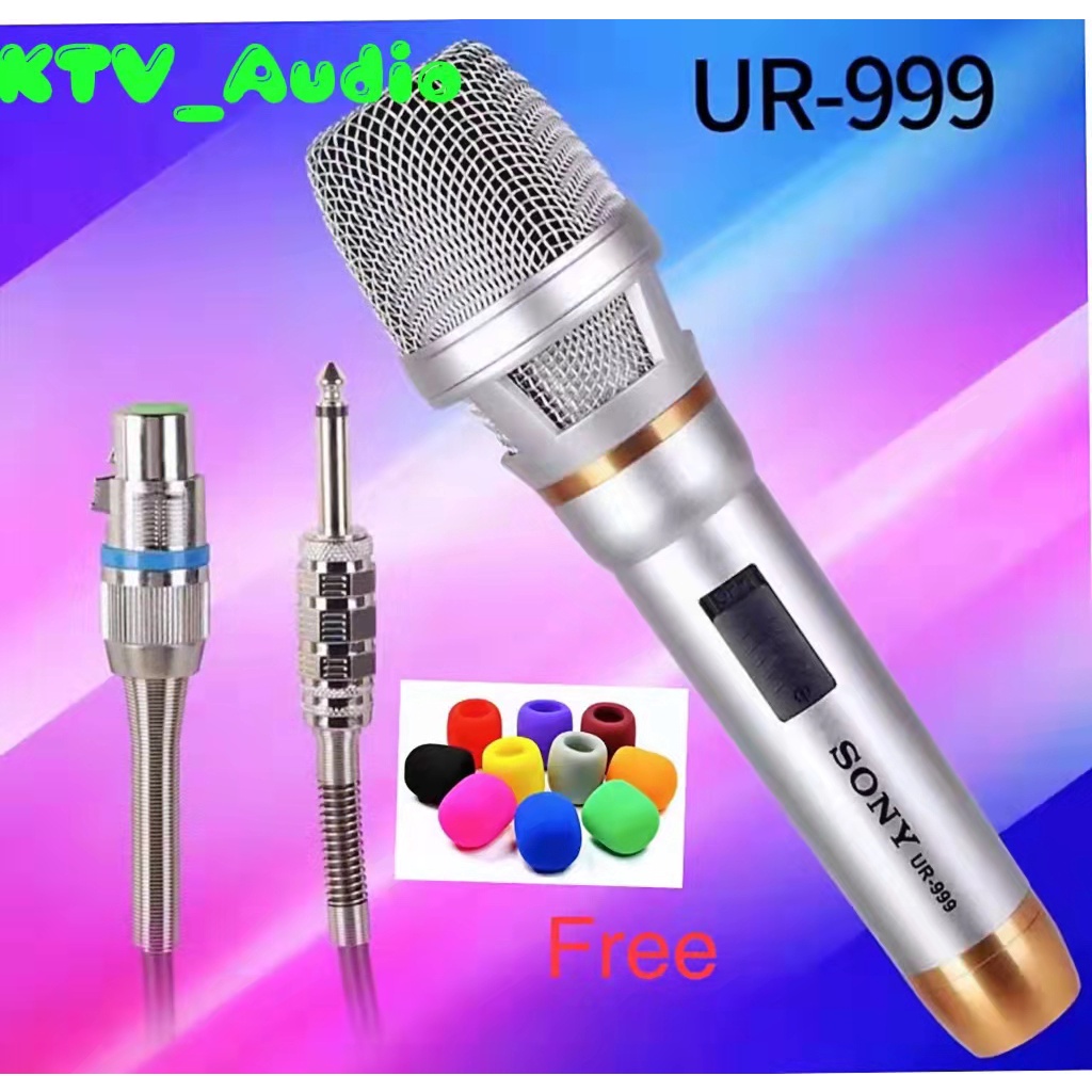 Free mic foam Condenser Microphone SONY UR999 Cardioid Condenser Microphone/ Tested before ship