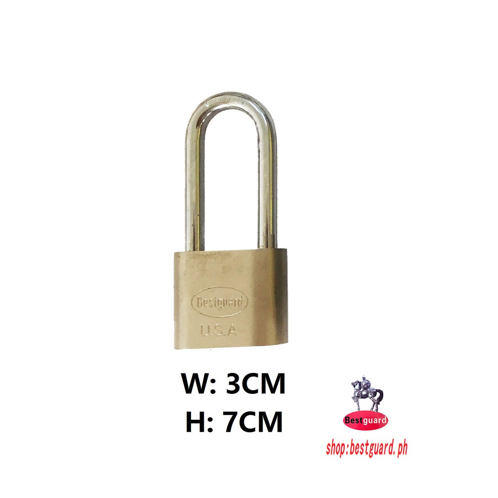 Bestguard A2411 Top Security Lock L-Shackle H 30MM | Shopee Philippines