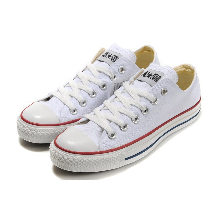 white low top shoes