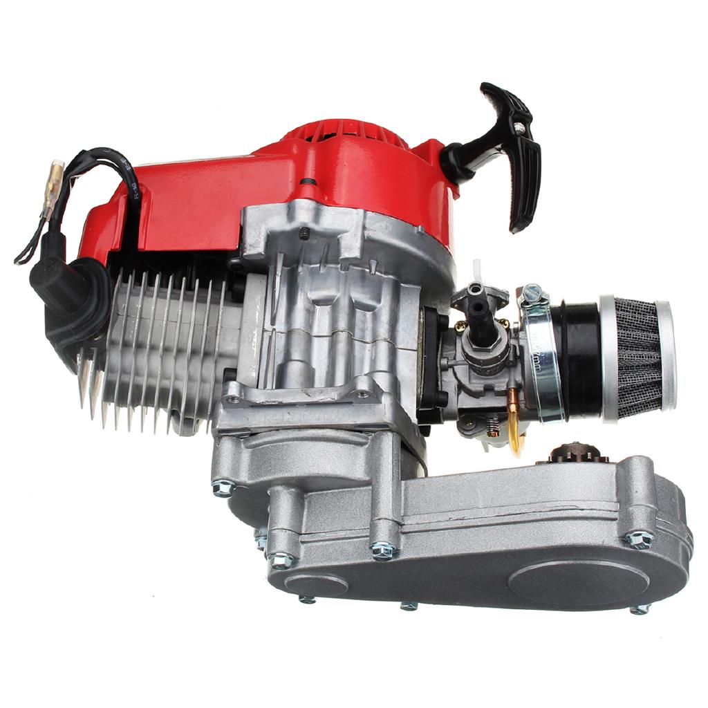 49cc Engine 2-Stroke Pull Start Motor w/ TRANSMISSION Red | Shopee