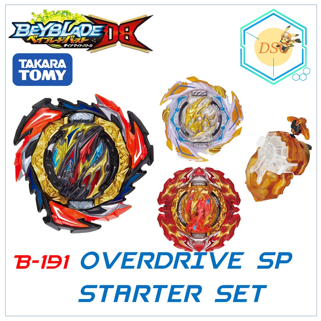 B191 Overdrive SP Starter Set, TAKARA TOMY Beyblade Burst, Dangerous