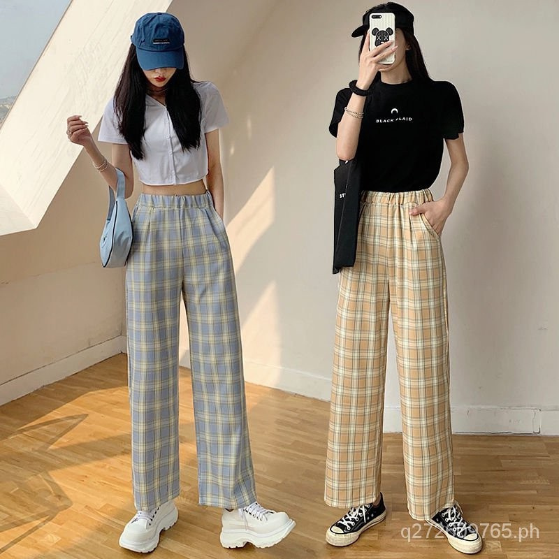 New Jogger Pants Style Loose Show Korean Style Straight Wide Leg Pants ...