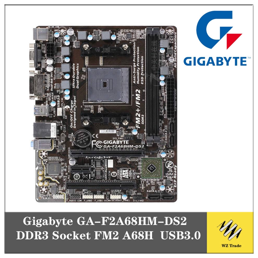 Gigabyte ga f2a68hm ds2 подключение