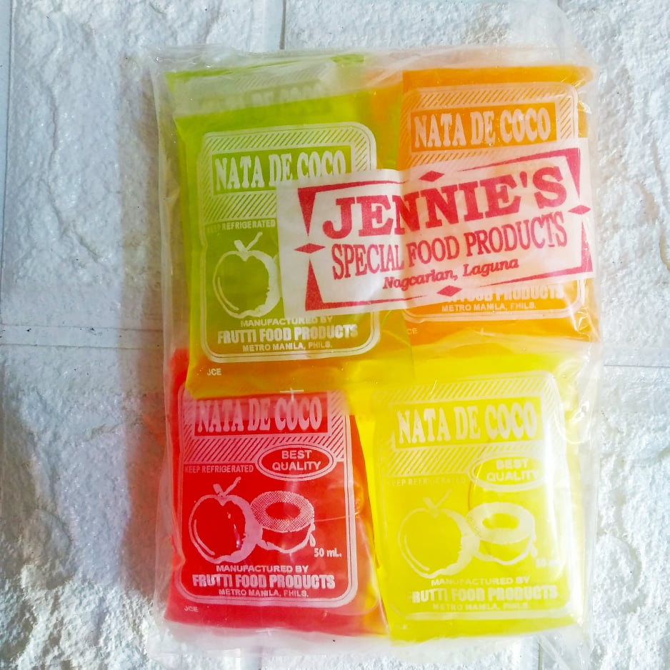 Single Pack 12 Sachets/Pack Classic Pinoy Candies NATA DE COCO All