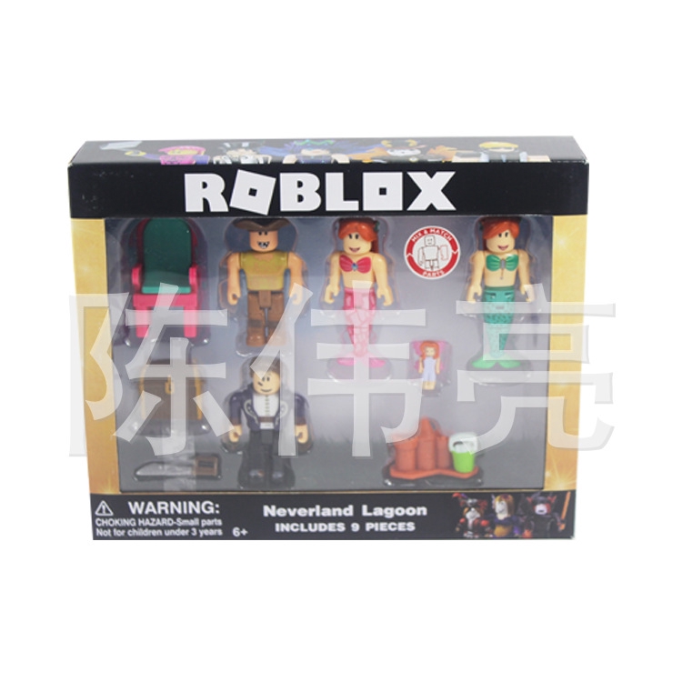 Roblox Neverland Lagoon Mermaid Toy Figure 6 Pack Roblox Robot Riot Mix And Match 4 Action Figures Shopee Philippines - new roblox celebrity neverland lagoon mermaid four figure pack w