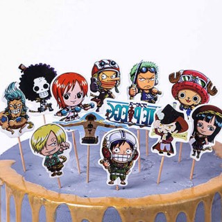 One Piece Cupcake Toppers Shopee Philippines