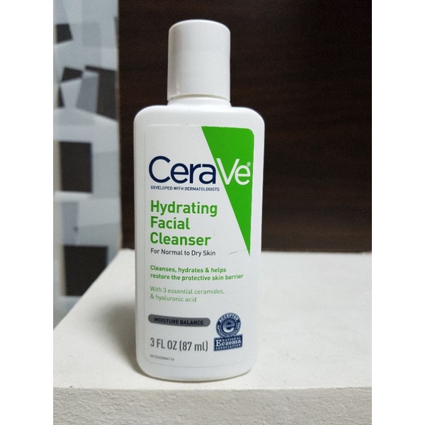 CeraVe MINI Hydrating Facila Cleanser (87ml.) Shopee Philippines