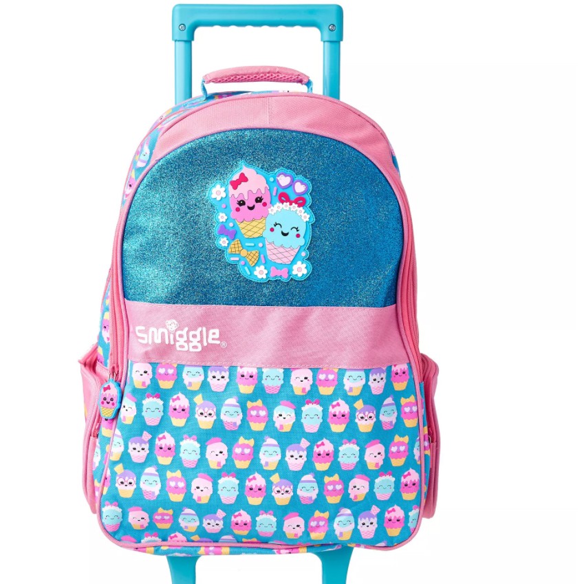 smiggle bag with wheels