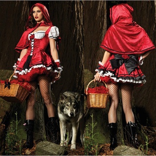 Halloween cosplay Little Red Riding Hood Castle Queen Costume Exported To Europe America Game