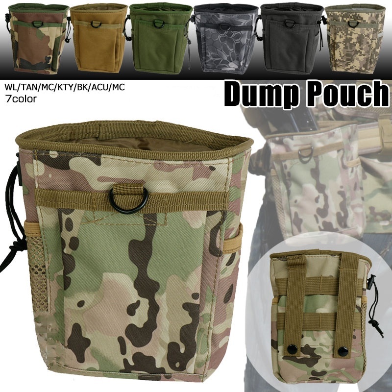 Outdoor Tactical Bag Assault Combat Camouflage Pack Tactical Molle Recycle Pouch 