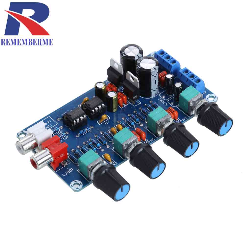 DIY NE5532 OP-AMP HIFI Amplifier Preamplifier Volume Tone EQ Control ...
