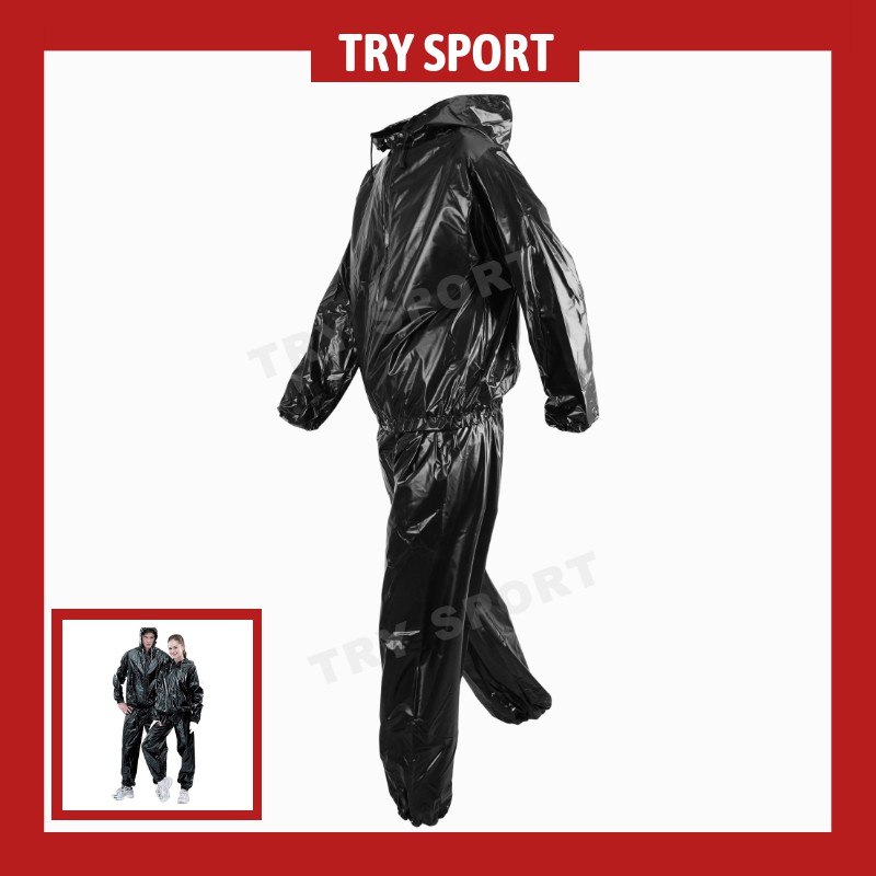 trash bag sweat suit
