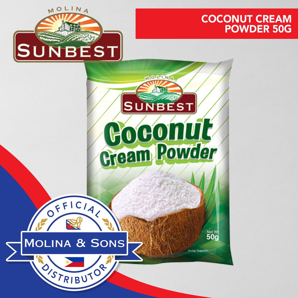Sunbest Coconut Cream Powder 50g Shopee Philippines