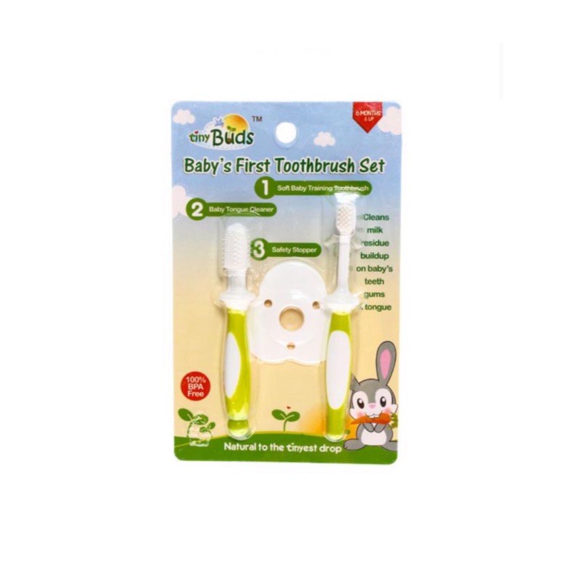 baby's first toothbrush