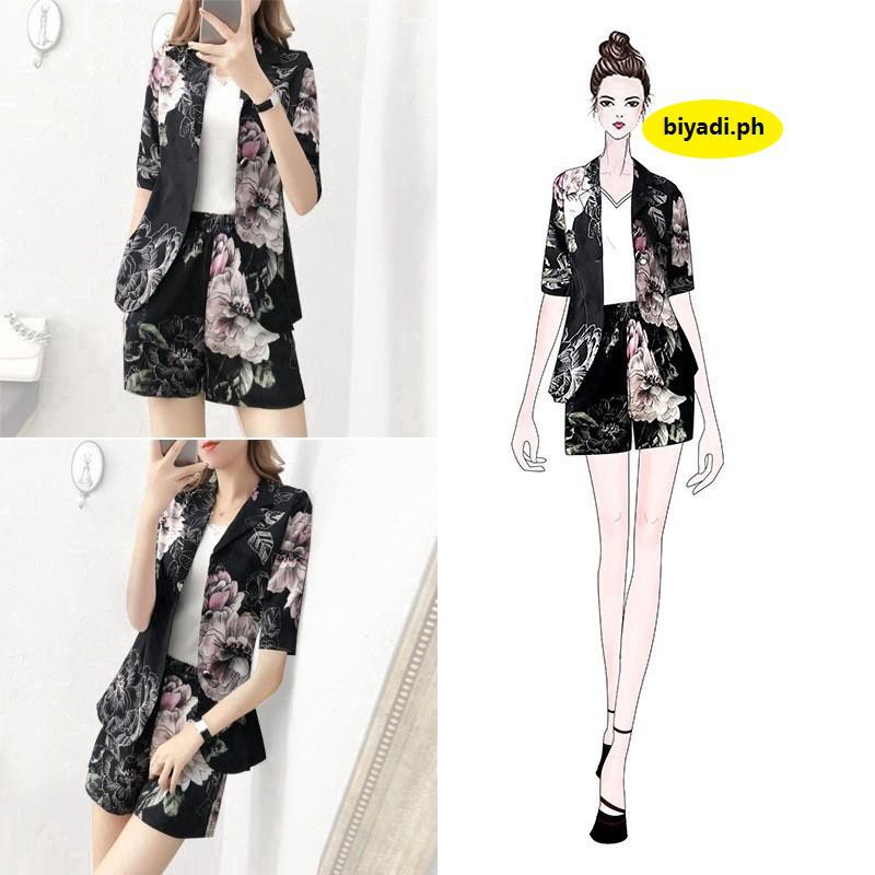 blazer jacket with shorts