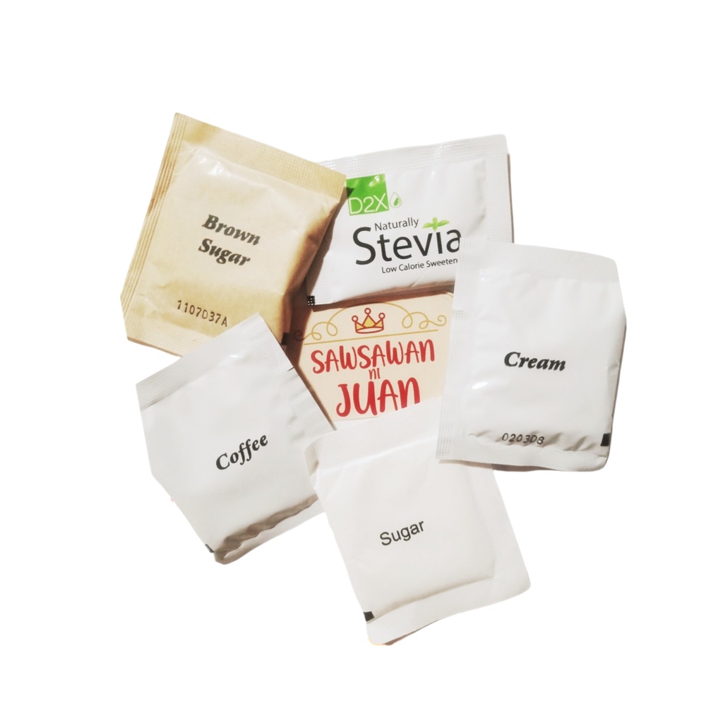 Sugar and Creamer Sachets 100pcs per pack by Sawsawan ni Juan Shopee
