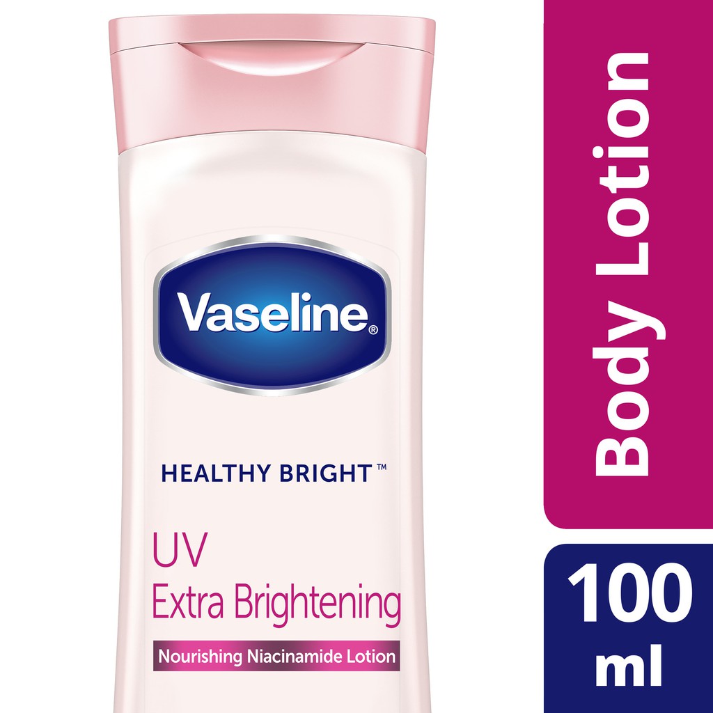 Vaseline Healthy Bright UV Extra Brightening Lotion 100ML Shopee