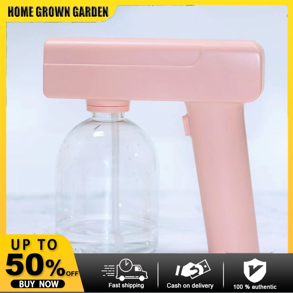 disinfectant solution for nano spray gun 300ml Pink Wireless Blue Light