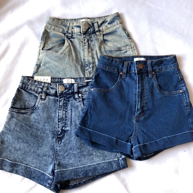 high waisted shorts cotton on