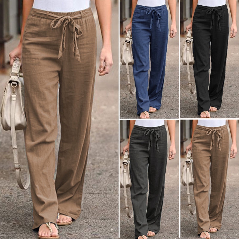 loose pants with belt