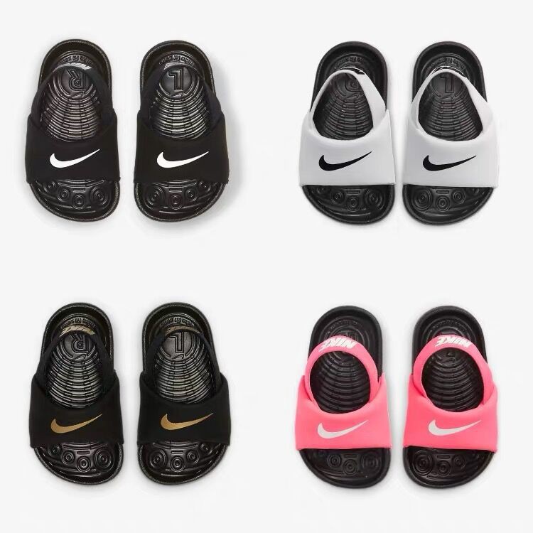 baby girl nike slides